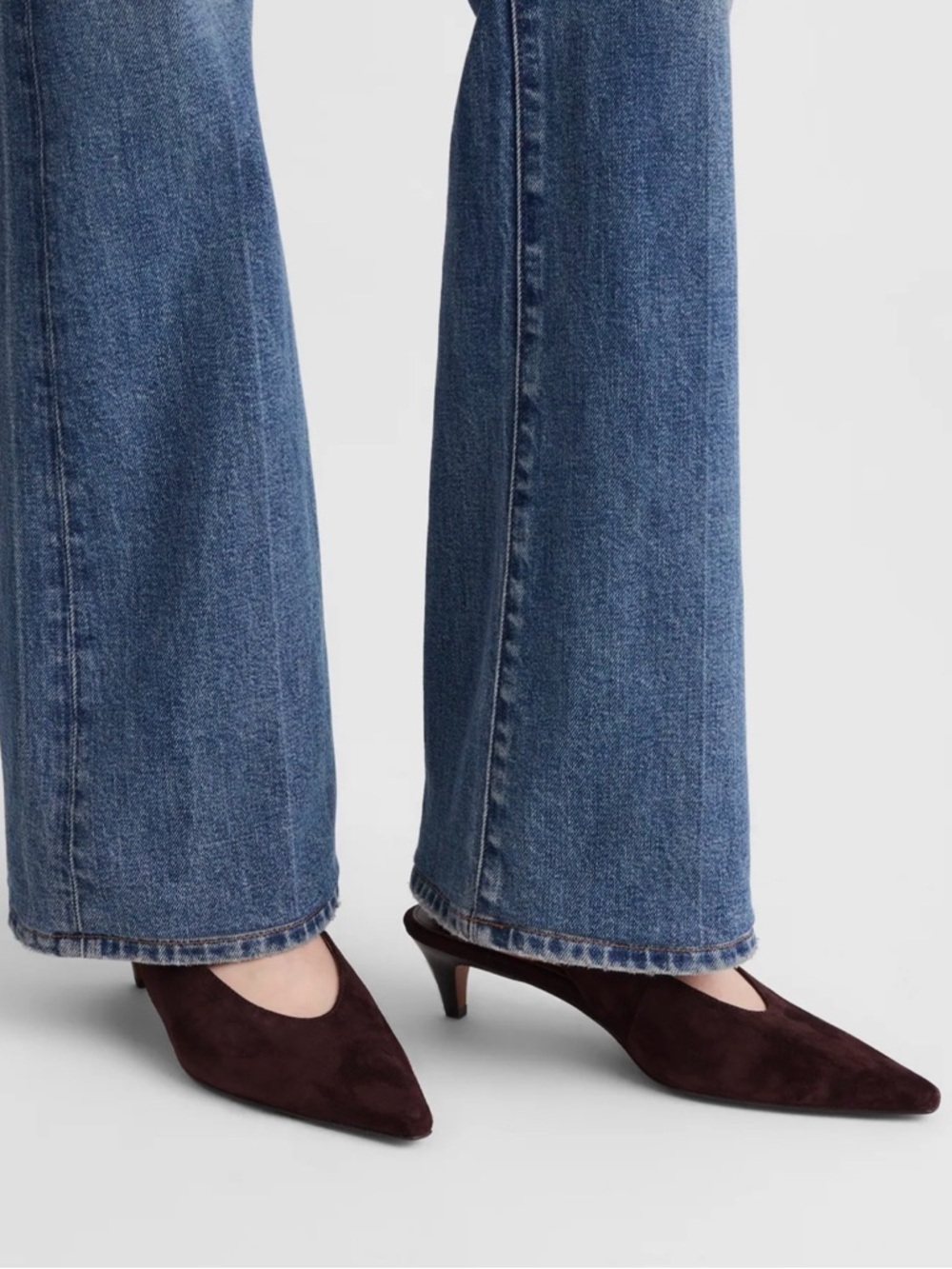 NWOB! MADEWELL Women's Emilie Slingback Pump Chocolate Raisin Suede 10 Brown - Picture 15 of 16